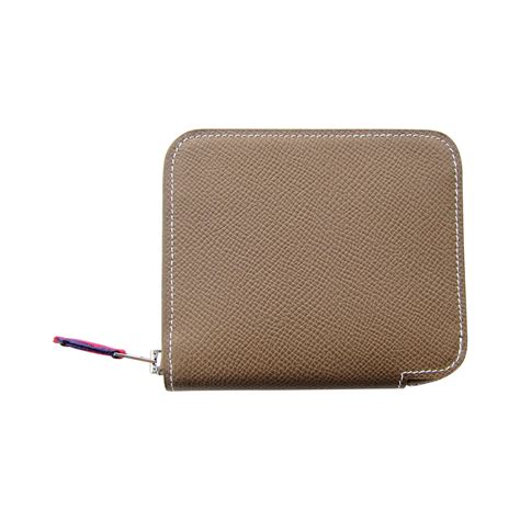 hermes silk in wallet etoupe|hermes etoupe purses.